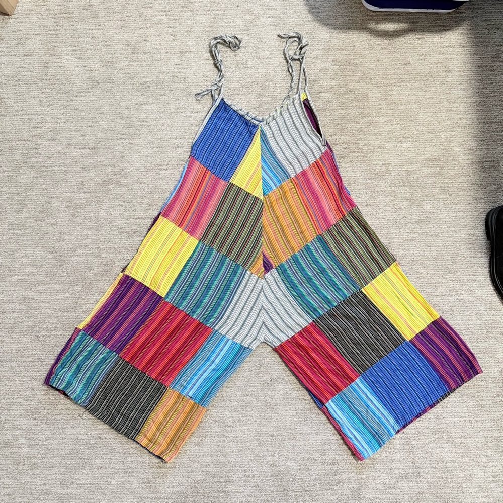 Like International Patchwork Harem Jumpsuit | Bou… - image 10